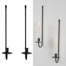 Wrought Iron Wall Mounted Candle Holders Set to Elevate Your Home Style