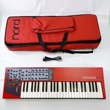 [Tested] Clavia Nord Lead 2X Virtual Analog Synthesizer Keyboard Red Soft case