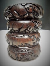 Handmade Engraved Wooden Stand * South African Ostrich and Goose Egg Stands only