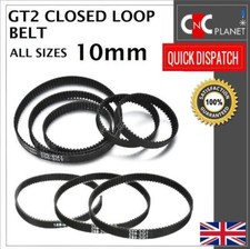 GT2 2mm Pitch 10mm Width Closed Loop Synchronous Timing Belt for GT2 10mm Pulley