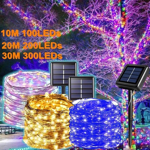 100 300 led solar - 100-300, string