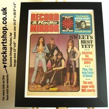 Sweet RECORD MIRROR 1974 Cover