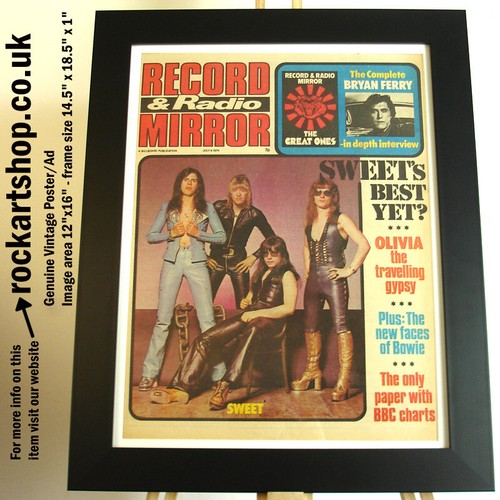 Sweet record mirror 1974 cover - record,