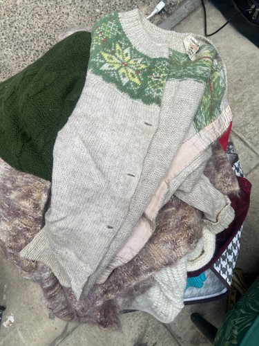 Job lot 13kg wool knitwear - job,
