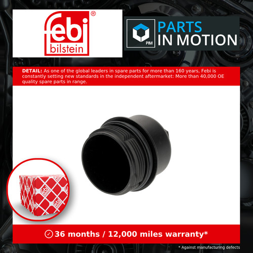 Oil filter cap fits - filter,