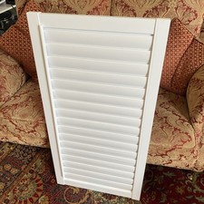 Perfect Fit White PVC Shutter