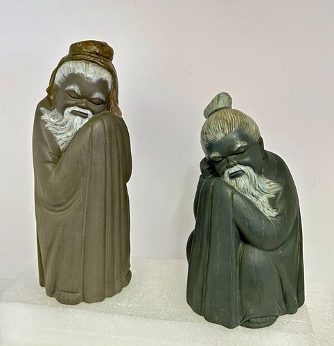 Pair lladro chinese monk - of,