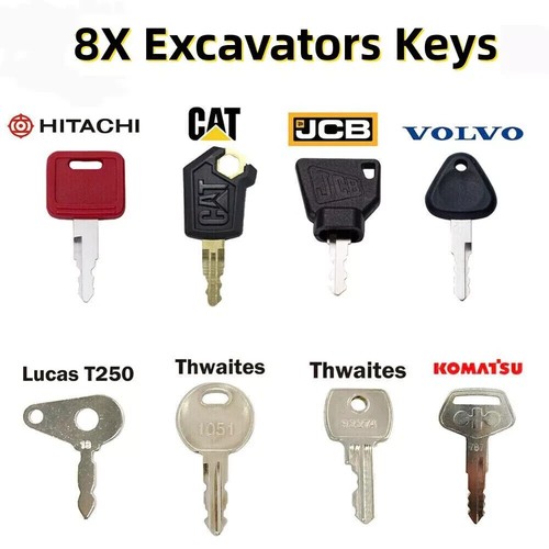 Master plant key - 8, excavator