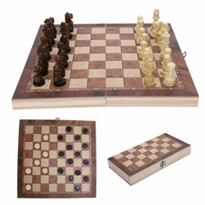 3in1-Large-FOLDING-WOODEN-CHESS-SET-Board-Game-Checkers-Backgammon-Draughts-Toy