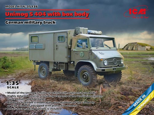 Unimog 404 with box - unimog,