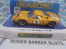 Scalextric C4495 Ford GT40 "1968 BOAC 500"  #8 Lights/DPR NIB