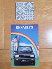 Renault 5 Range Brochure 1982