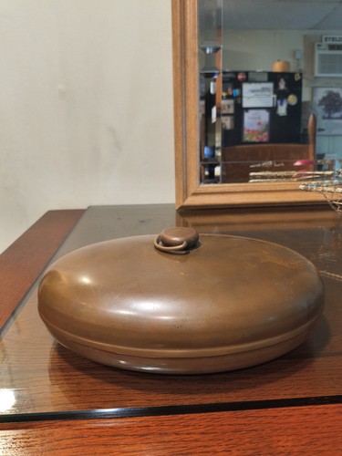 Vintage copper bed - and, foot