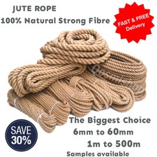 100% Natural Jute Rope Cord