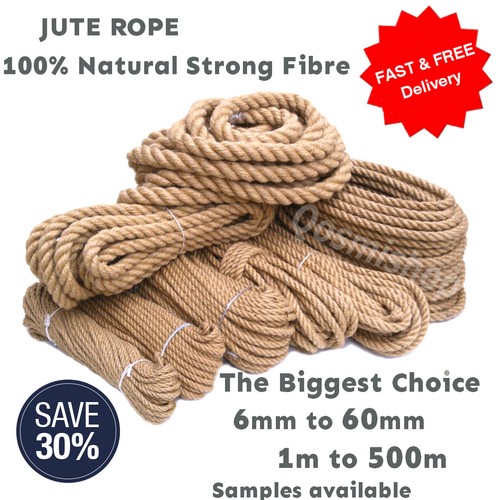 100 natural jute rope cord - rope,