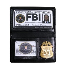 Supernatural Sam Winchester fbi Badge Card Holder ID Card Prop Fun Role Cos