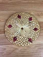 1 x Round Wicker Place Mat