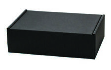 25 fully dyed black corrugated postal boxes 180✕120✕90mm