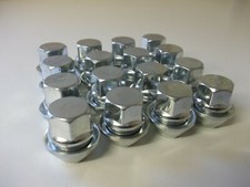 Solid Wheel Nuts x 16 Fit Rover MGF MG-TF 1995 to 2011 No Pressed Cover PE1190*