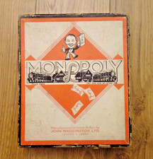Vintage Rare Monopoly Original Game 1936 Without Board 