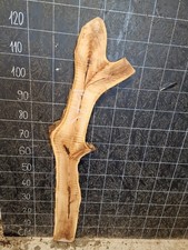 ITALIAN WALNUT LIVE EDGE SLAB KILN DRIED HARDWOOD CRAFT (1675) 1250x120-280x30mm