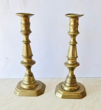 Antique Brass Candlesticks
