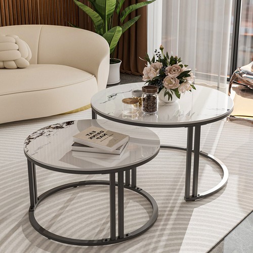 Modern round nesting coffee - round,