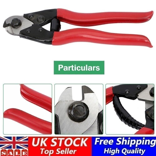 Wire rope cutters cuts - wire,