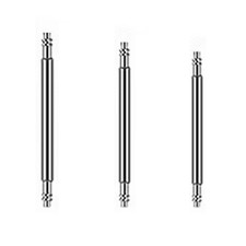 2x Spring Bars Pins Watch Strap Stainless Steel for 16/ 18/ 20/ 22/ 24mm Straps