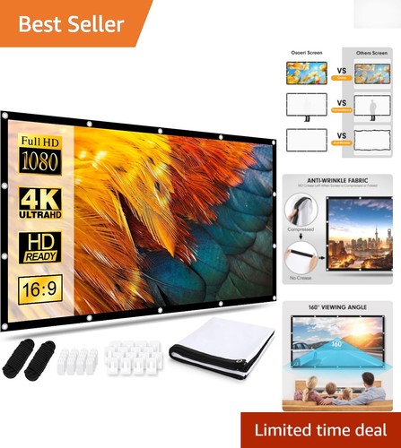 Portable 120 inch movie screen - portable,