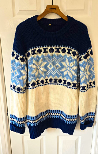 Vintage wool ski - vintage, snowflake