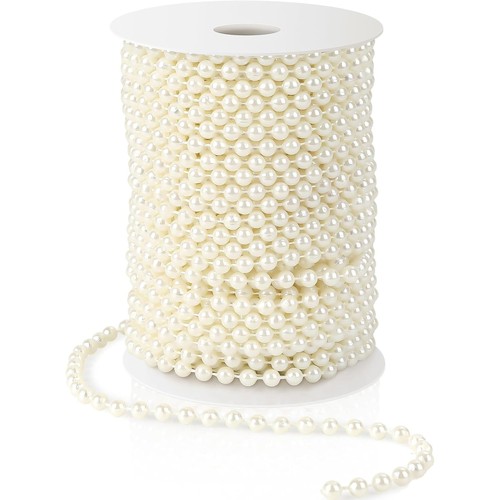 25m ivory faux pearl - 25m,