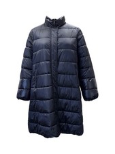Marina Rinaldi Women's Navy Petalo Quilted Jacket Size 20W/29 NWT