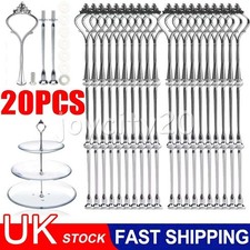 20-Set Silver 3 Tiers Cake