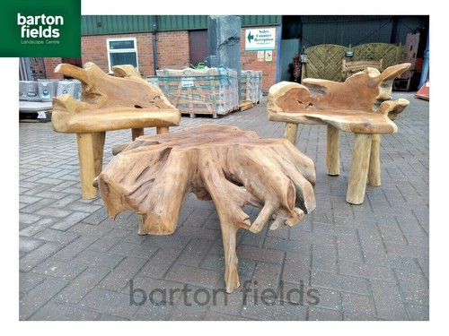 Spider table two chair set - table, &