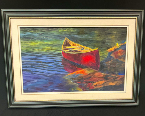 Clermont duval canoe signed - duval,