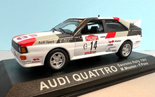 Deagostini Models 1:43 Scale Audi Quattro #14 Mouton Sanremo Rally 1981
