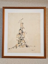 Vintage Framed Print Native