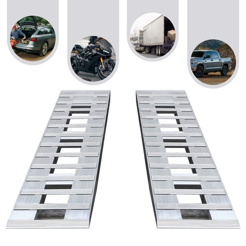 Piece aluminum trailer - aluminum, ramps