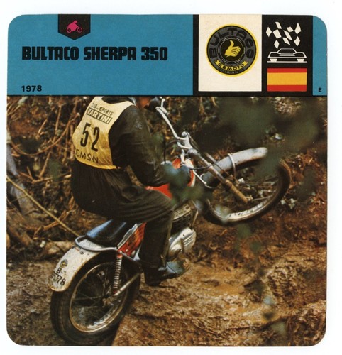 Bultaco sherpa 350 racing - bultaco,