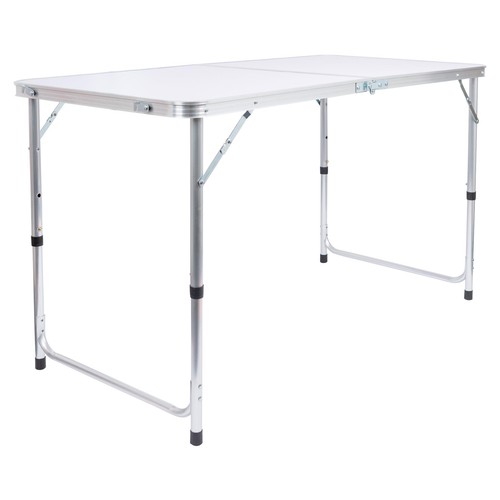 Aluminium folding table - table, height