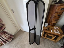 WIND DEFLECTOR FITS PEUGEOT 207 CC 2006-2014 BLACK WINDSTOP WINDBLOCKER APERTA