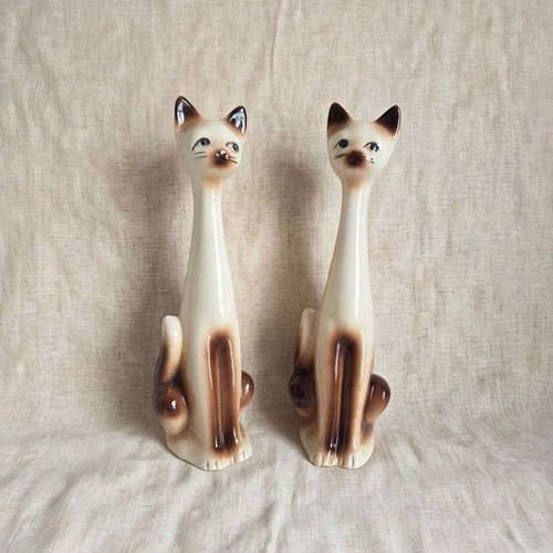 Vintage ceramic cats - 2,