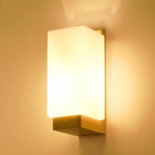 Wooden wall light indoor - wooden,