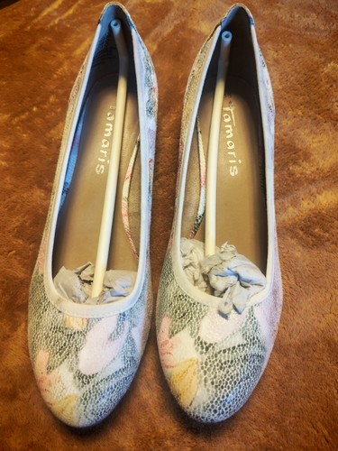 Tamaris leather pumps - leather,