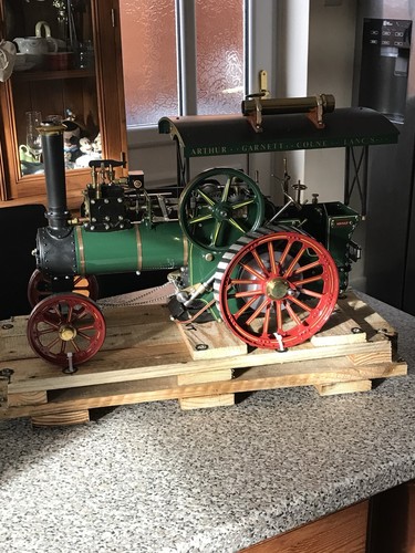 Live steam traction engine - traction,