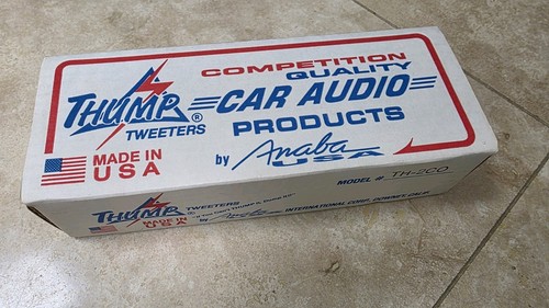 Thump car audio tweeters - thump,