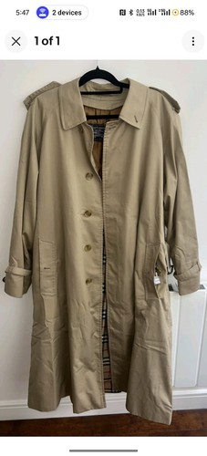 Burberrys vintage men trench - men's,