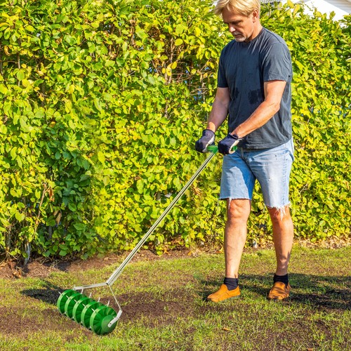 Rolling lawn aerator grass - aerator,,