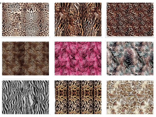 Animal skin print cotton - animal,